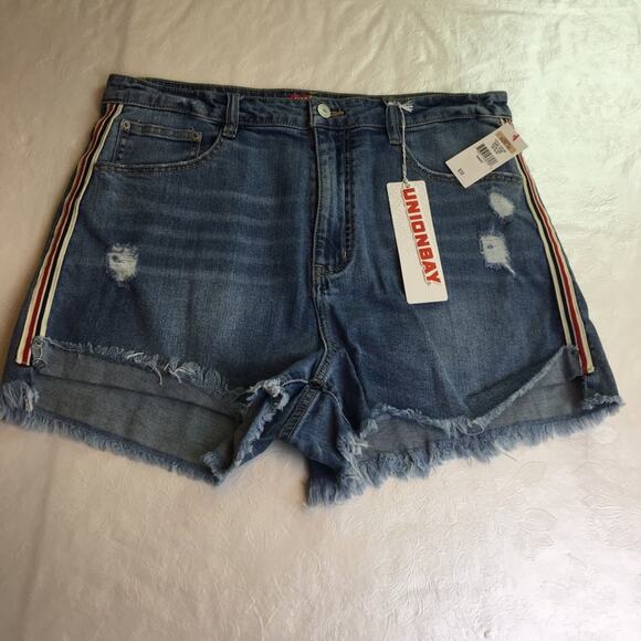 Unionbay Roxie Denim Shorts 1981 Blue Juniors 15 - Picture 6 of 13